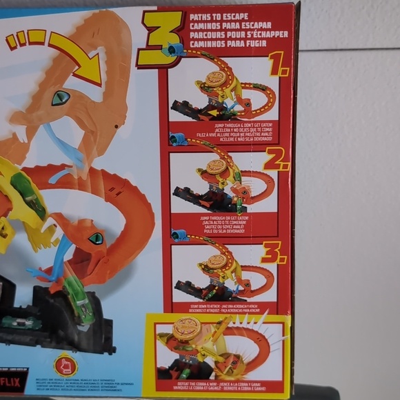Hotwheels Pizza Slam Cobra Attack Racing Set,New In Box. - Picture 3 of 3